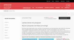 Desktop Screenshot of lernposter.com